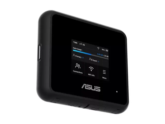 ASUS 5G-GO - Trådløs ruter - WWAN 1-portssvitsj - Wi-Fi 7 Multibån...
