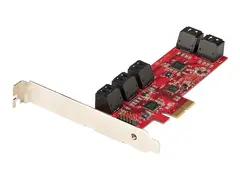 STARTECH.COM SATA PCIe Card 10 Port PCIe SATA Expansion Card 6Gbps ASM1062