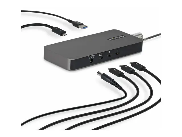 Startech - dokkingstasjon USB4 / Thunderbolt 4 5 3 x