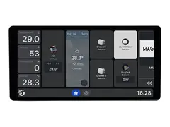 Shelly X2i - Kontrollpanel - trådløs, kablet 802.11a/b/g/n/ac/ax, Bluetooth 5.0 - 2412 - 2472 Mhz, 5150 - 5850 MHz, 2402 - 2480 Mhz - svart