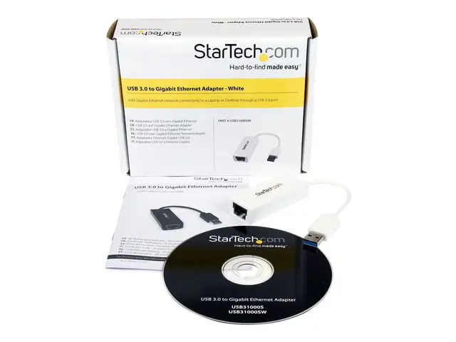 StarTech.com USB 3.0 to Gigabit Ethernet Network Adapter - 10/100/...