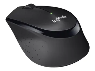 Logitech M330 SILENT PLUS - Mus 3 knapper - trådløs - 2.4 GHz - USB trådløs mottaker - svart