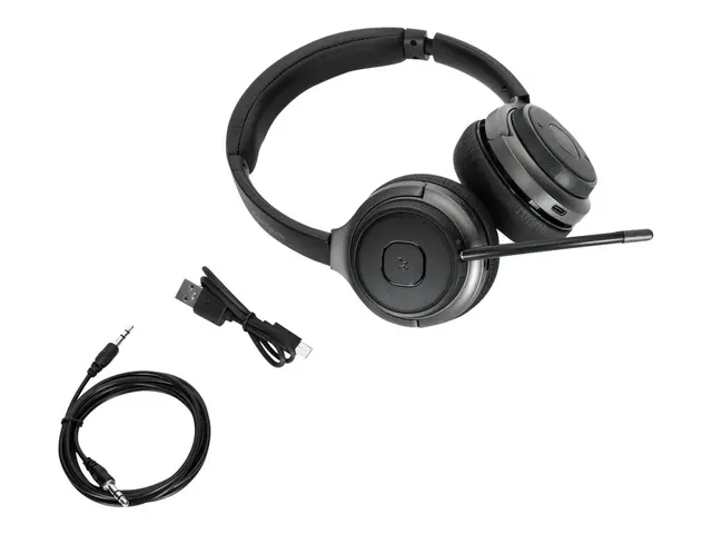 Targus AEH104GL - Hodesett on-ear konvertibel Bluetooth trådløs, k...