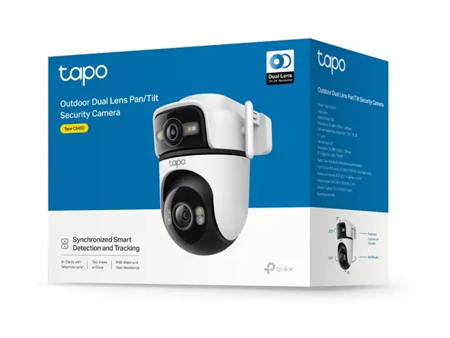 Tapo C545D V1 - Nettverksovervåkingskamera panorering / tipping ut...