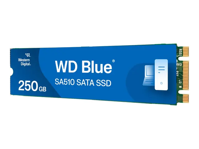 WD Blue SA510 WDS250G3B0B - SSD 250 GB intern M.2 2280 SATA 6Gb/s blå