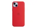 Apple - (PRODUCT) RED - baksidedeksel for mobiltelefon MagSafe-samsvar - silikon - r&#248;d - for iPhone 14 Plus