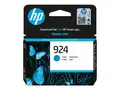HP 924 - Cyan - original - Officejet - blekkpatron