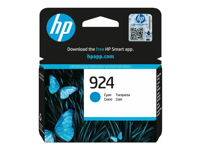 HP 924 - Cyan original Officejet blekkpatron