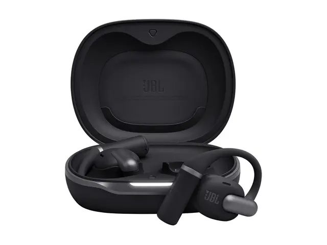 JBL Sense Pro - True wireless-hodetelefoner med mikrofon åpent øre - over-øret-montering - Bluetooth - svart 