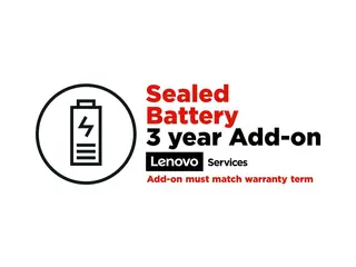 Lenovo Sealed Battery Add On - Batteriutskiftning 3 år - for ThinkPad P14s Gen 3 21AK, 21J5; P15v Gen 3 21EM
