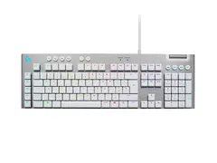 Logitech G G815 - Tastatur - bakgrunnsbelyst USB - QWERTY - Storbritannia - tastsvitsj: GL Tactile - hvit