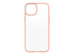 OtterBox React Series - Baksidedeksel for mobiltelefon polykarbonat, syntetisk gummi - ferskenperfekt (fersken) - for Apple iPhone 14 Plus, 15 Plus