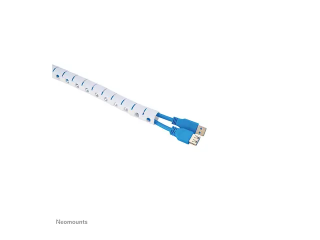 Neomounts - Kabelstyringsmuffe for 1-4 kabler, universell hvit 2 m