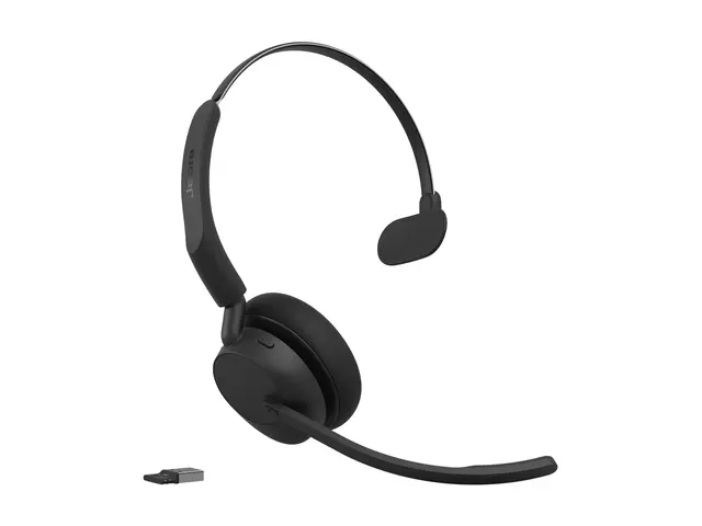 Jabra Evolve3 45 UC - hodesett - USB-A via Bluetooth-adapter, USB-C
