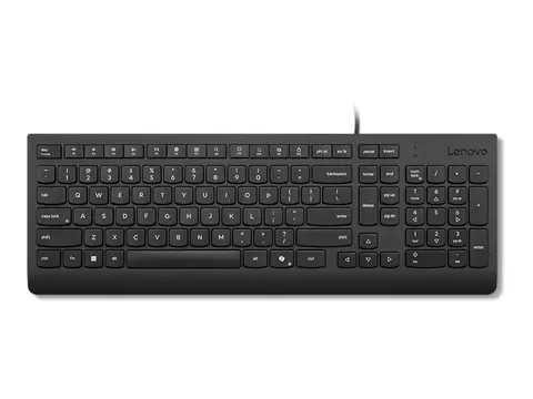 Lenovo Essential - Tastatur - USB - QWERTY Nordisk - svart - brun boks