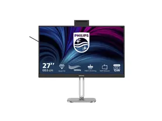 Philips 27B2U4601H - 4000 Series - LED-skjerm 27" - 2560 x 1440 QHD @ 120 Hz - IPS - 1500:1 - HDMI, DisplayPort, USB-C - høyttalere - sølv, koksgrå