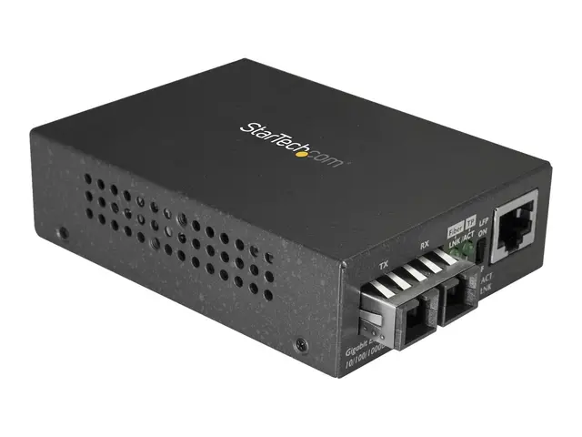 StarTech.com Multimode SC Fiber Media Converter for 10/100/1000 Ne...