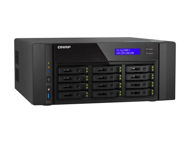 QNAP TS-h1290FX - NAS-server 12 brønner SATA 6Gb/s / PCIe (NVMe) U...