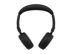 Jabra Evolve3 65 Flex UC - Hodesett - on-ear Bluetooth - trådløs, kablet - aktiv støydemping - USB-C via Bluetooth-adapter, USB-C - svart - Optimert for UC, Zoom Certified, Works With Google Meet, MFi Certified