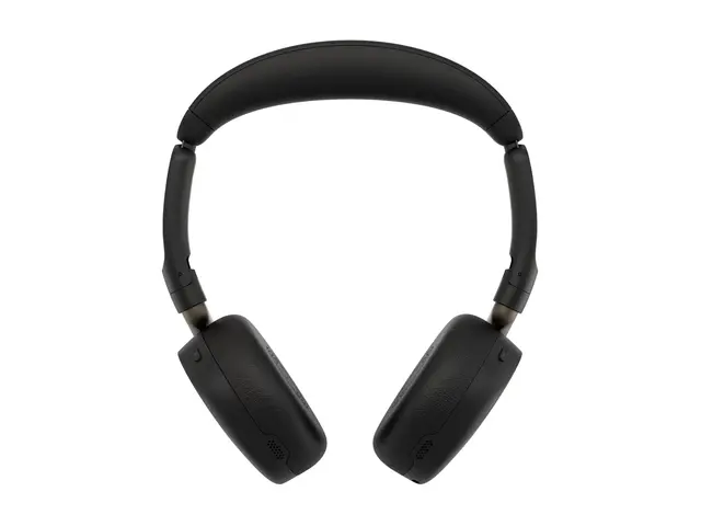 Jabra Evolve3 65 Flex UC - Hodesett - on-ear Bluetooth - trådløs, kablet - aktiv støydemping - USB-C via Bluetooth-adapter, USB-C - svart - Optimert for UC, Zoom Certified, Works With Google Meet, MFi Certified 