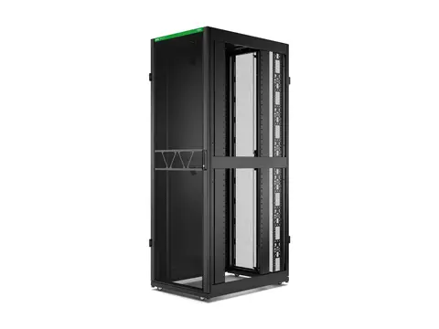 APC NetShelter SX Gen 2 - Rack skap - 2258H x 750W x 1070D mm, med sider står på gulv - svart - 48U - 19" - TAA-samsvar - for P/N: SMT1000RM1U, SMT750RM1U, SRTL10KRM4UT, SRTL5KRM2UI-HW, SRTL5KRM2UT-HW, SRTL8KRM4UT