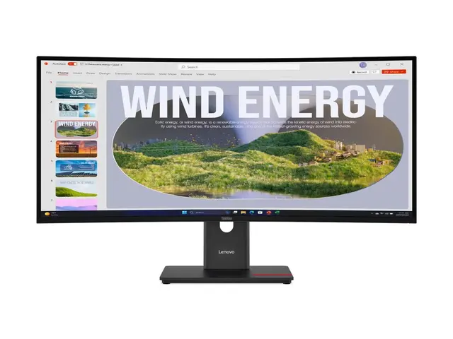 Lenovo ThinkVision T34WD-40 - LED-skjerm kurvet 34" 3440 x 1440 UW...