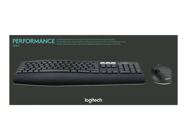 Logitech MK850 Performance - Tastatur- og mussett trådløs Bluetoot...