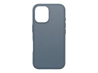 OtterBox Symmetry Series - Baksidedeksel for mobiltelefon MagSafe-samsvar - polykarbonatlag, termoplastisk elastomer (TPE) - skjønn (blått) - for Apple iPhone 16