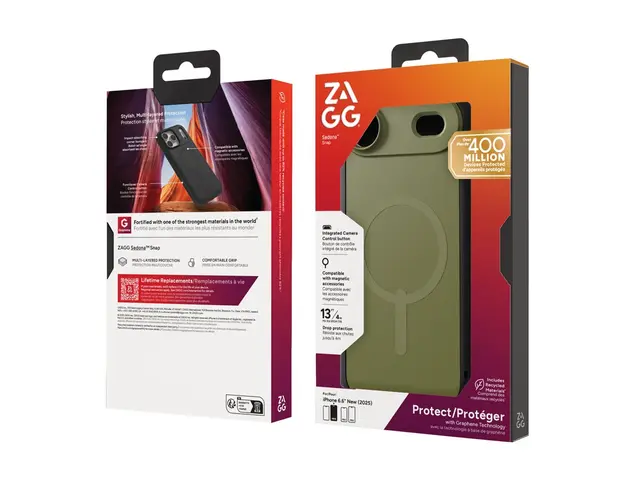 ZAGG Sedona Snap - Baksidedeksel for mobiltelefon MagSafe-samsvar ...