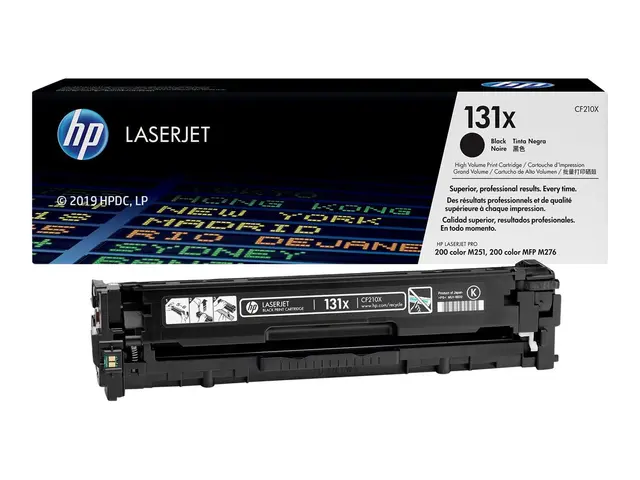 HP 131x - Høy ytelse svart original LaserJet tonerpatron (CF210X) ...