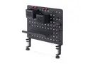 STARTECH CLAMP-ON PEGBOARD ORGANIZER - WITH ACCESSORIES STEEL BLACK