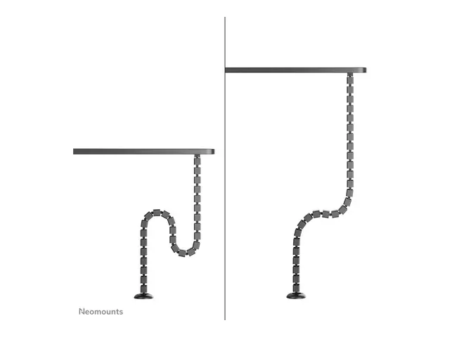 Neomounts - Kabelstyringsryggrad skruemontert, universell svart