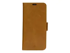 dbramante1928 Copenhagen Slim - Lommebok for mobiltelefon teksturl&#230;r - gyllenbrun - for Apple iPhone 13, 14