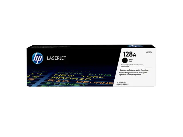 HP 128A - Svart - original - LaserJet - tonerpatron (CE320A) - for...