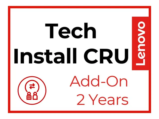 Lenovo Tech Install CRU Add On - Installering - 2 år - på stedet -...