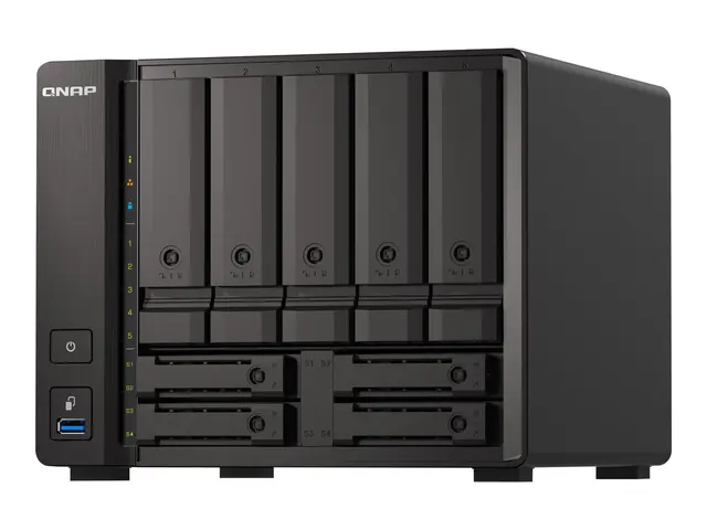 QNAP TS-H973AX-32G - NAS-server - 9 brønner - SATA 6Gb/s - RAID 0,...