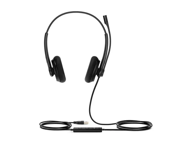 Yealink UH34 Lite Dual - Hodesett on-ear kablet USB svart UC-serti...