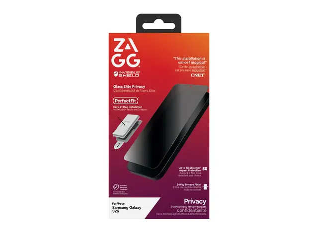 ZAGG InvisibleShield Glass Elite Privacy - Skjermbeskyttelse for m...