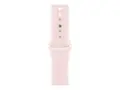 Apple - Bånd for smart armbåndsur 42mm - S/M-størrelse - bløt rosa