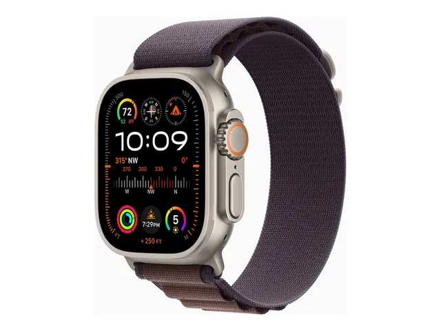 Apple Watch Ultra 2 - 49 mm titan smartklokke med Alpine Loop teks...