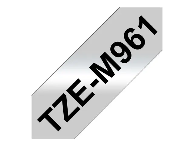 Brother TZe-M961 - Svart på matt sølv Rull (3,6 cm x 8 m) 1 kasset...