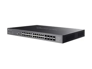 TP-Link Omada SX3832MPP V1 - Switch L2+ - Styrt - 24 x 100/1000/2.5G/5G/10GBase-T (PoE++) + 8 x 10Gb Ethernet SFP+ - rackmonterbar - PoE++ (770 W)