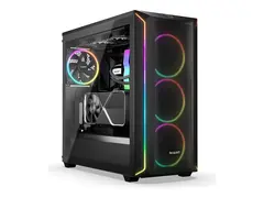 be quiet! SHADOW BASE 800 FX - Midi-t&#229;rn utvidet ATX (E-ATX) - sidepanel med vindu (herdet glass) - ingen str&#248;mforsyning (ATX / PS/2) - svart - USB/lyd
