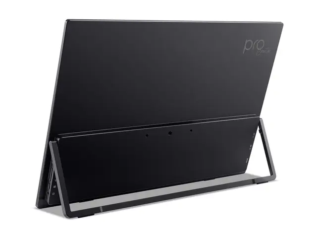 Acer ProDesigner PE160WUT smiuux - PE Series OLED-skjerm - 16" - portabel - berøringsskjerm - 2880 x 1800 - 350 cd/m² - 100000:1 - HDR10 - 1 ms - HDMI, 2xUSB-C - høyttalere - sølv 