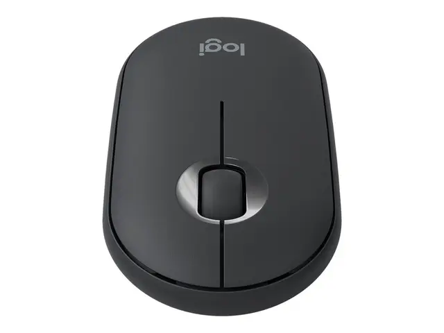 Logitech Pebble M350 - Mus optisk 3 knapper trådløs 2.4 GHz, Bluet...