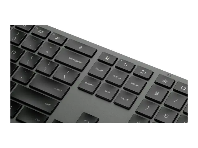HP Dual Mode 975 - Tastatur bakbelysning trådløs Bluetooth Pan Nor...