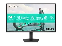 Philips Evnia 3000 24M2N3200NF - LED-skjerm gaming - 24" (23.8" synlig) - 1920 x 1080 Full HD (1080p) @ 144 Hz - IPS - 300 cd/m² - 1500:1 - HDR10 - 0.5 ms - HDMI, DisplayPort - koksgrå