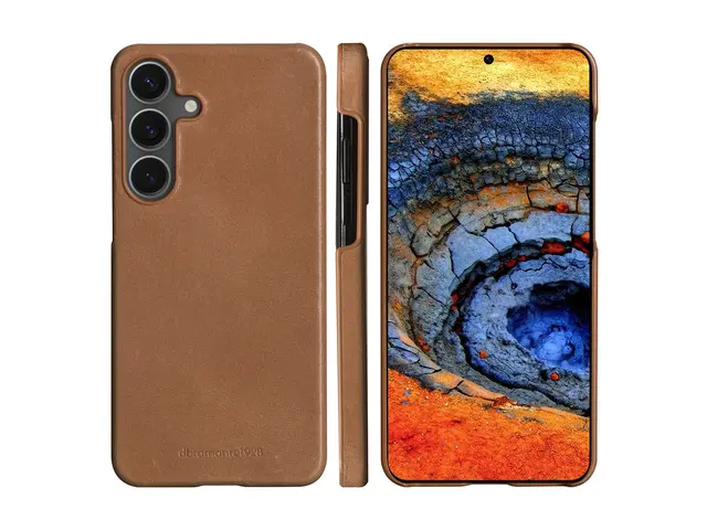 dbramante1928 Lynge - Lommebok for mobiltelefon helnarvet lær gyll...