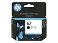 HP 62 - Svart - original - blister - blekkpatron for Envy 55XX, 56XX, 76XX; Officejet 200, 250, 57XX, 8040