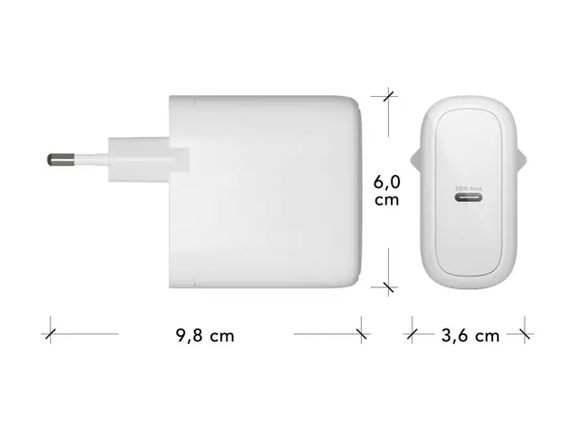 dbramante1928 re-charge - Strømadapter - 65 watt - PD (USB-C) - hv...